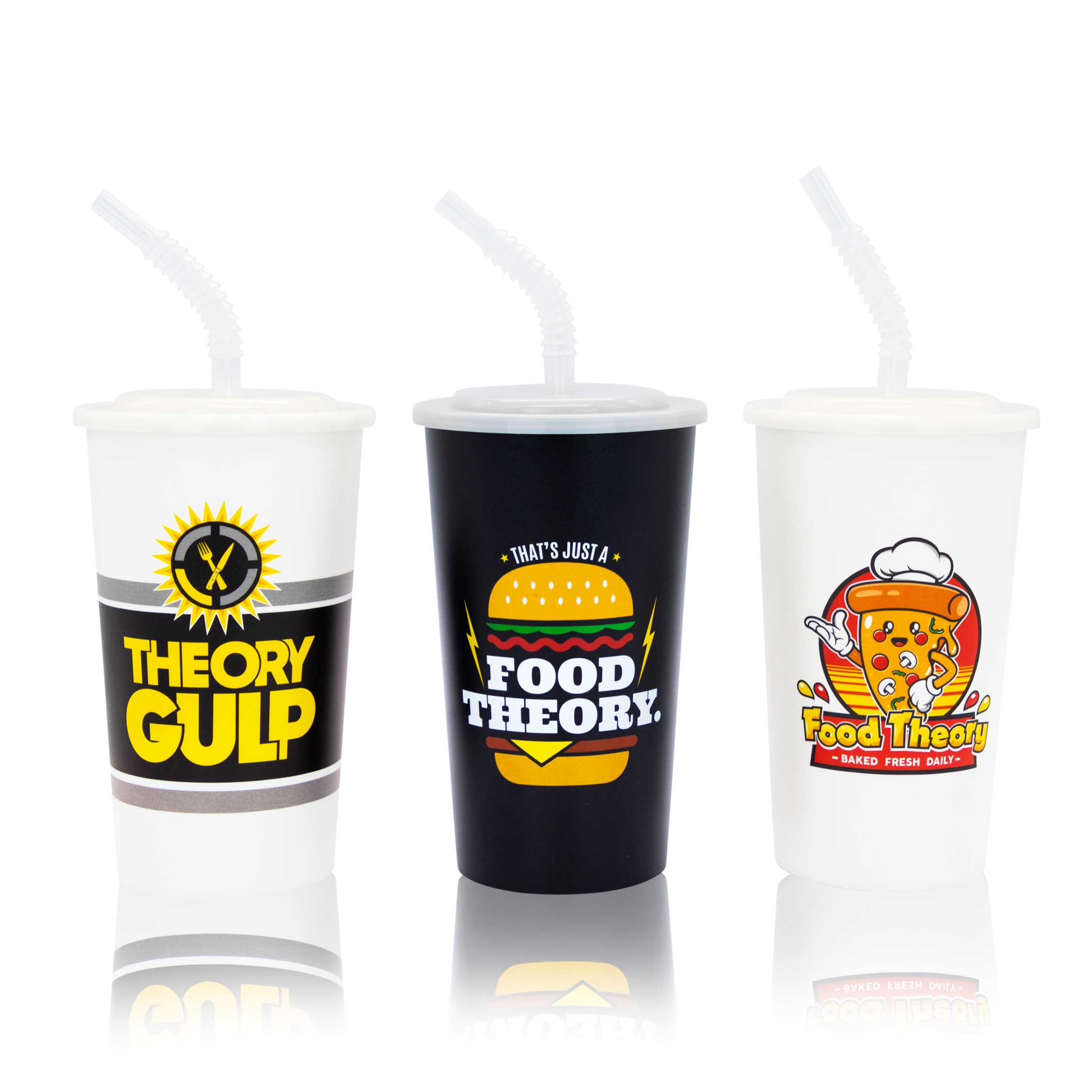 Reusable Food Theory Souvenir Cup 3 Pack GT2909 Default Title Official Game Theory Merch