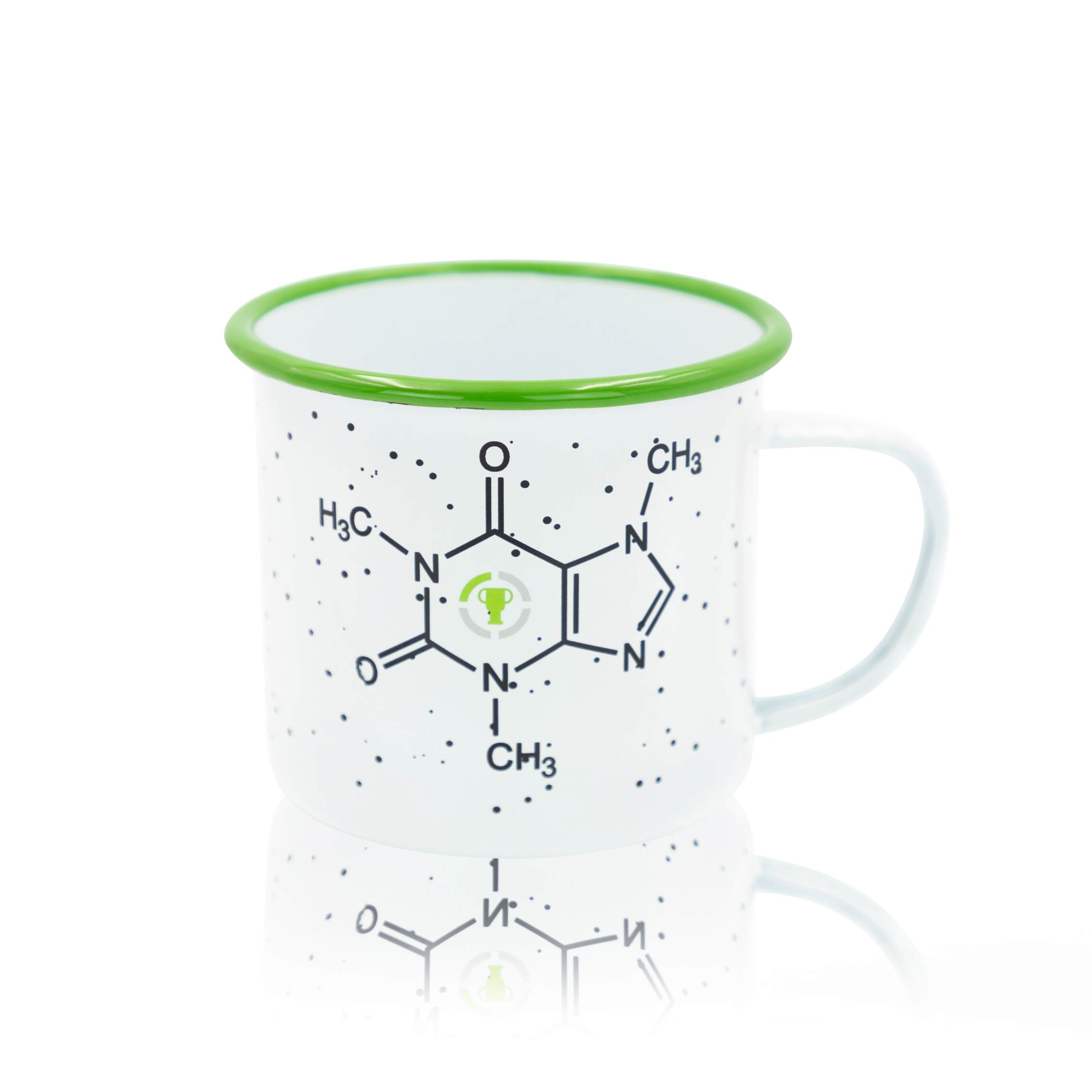 Caffeine Chemistry Enamelware Mug GT2909 Default Title Official Game Theory Merch